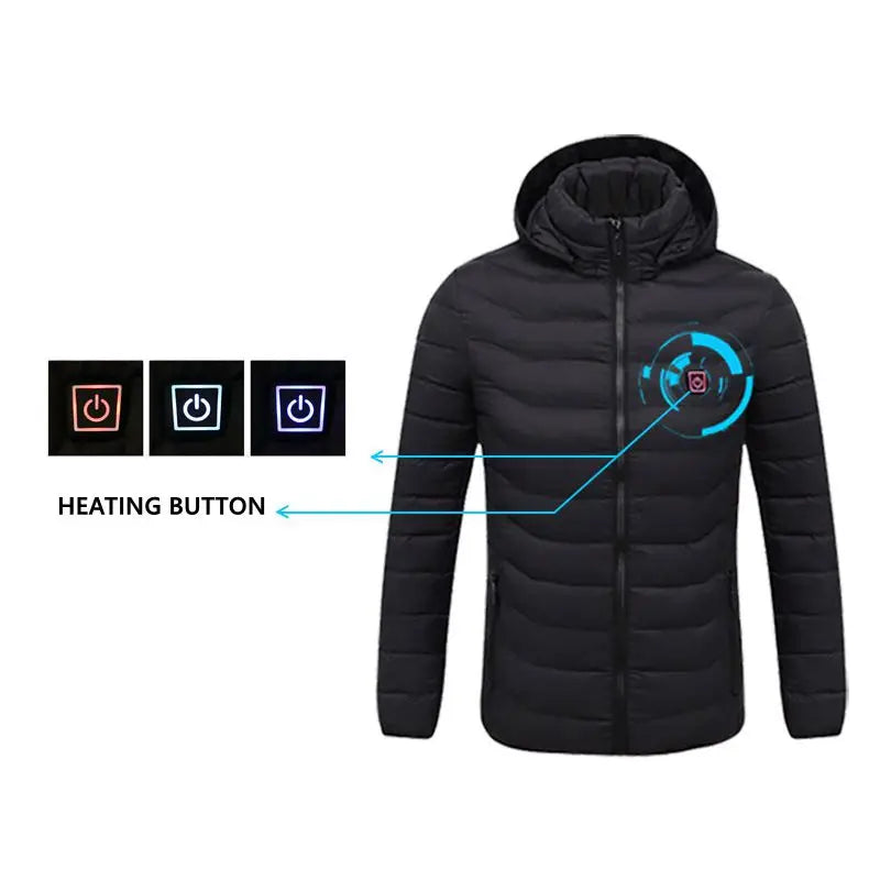 Heated Hooded Parka