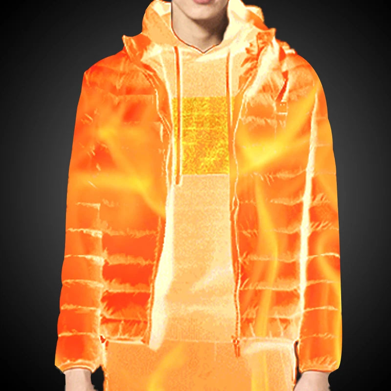 Heated Hooded Parka