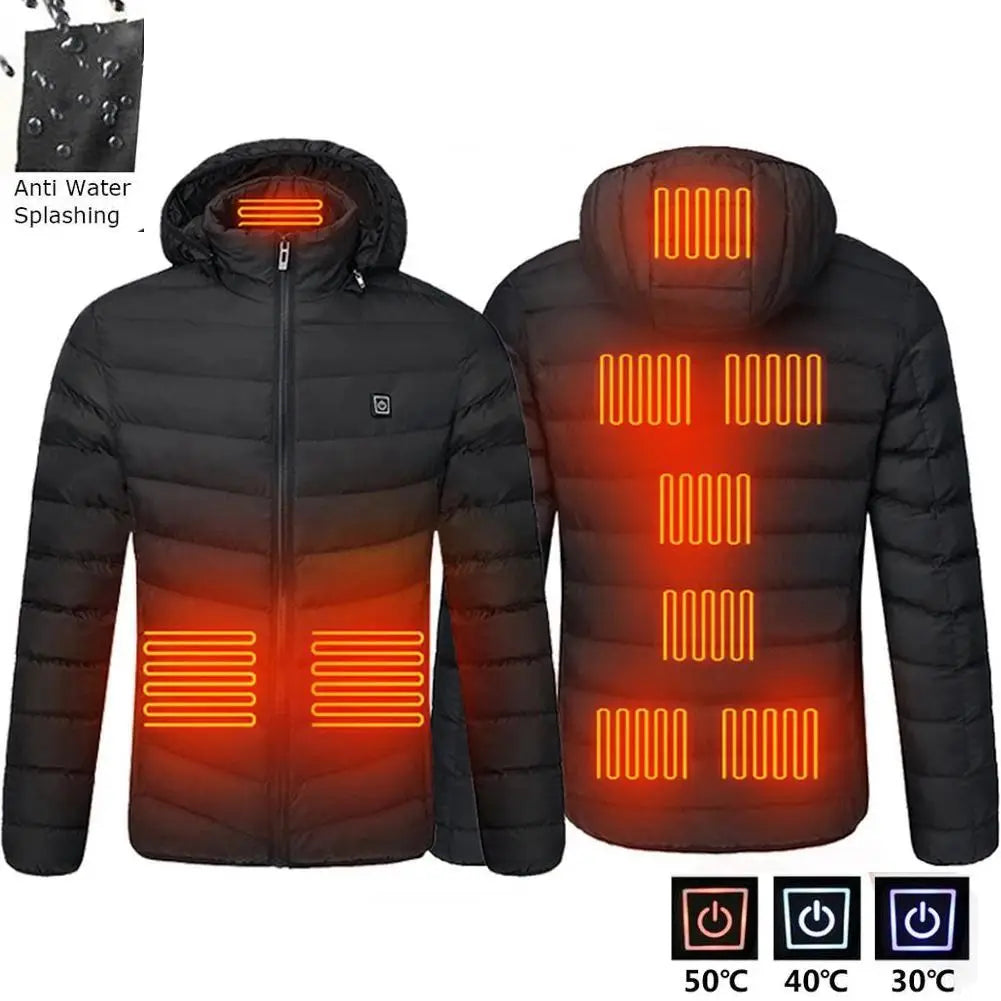 Heated Hooded Parka