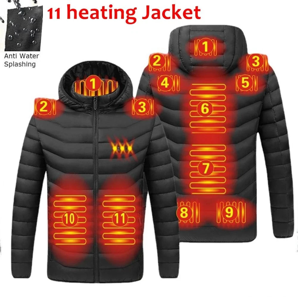 Heated Hooded Parka