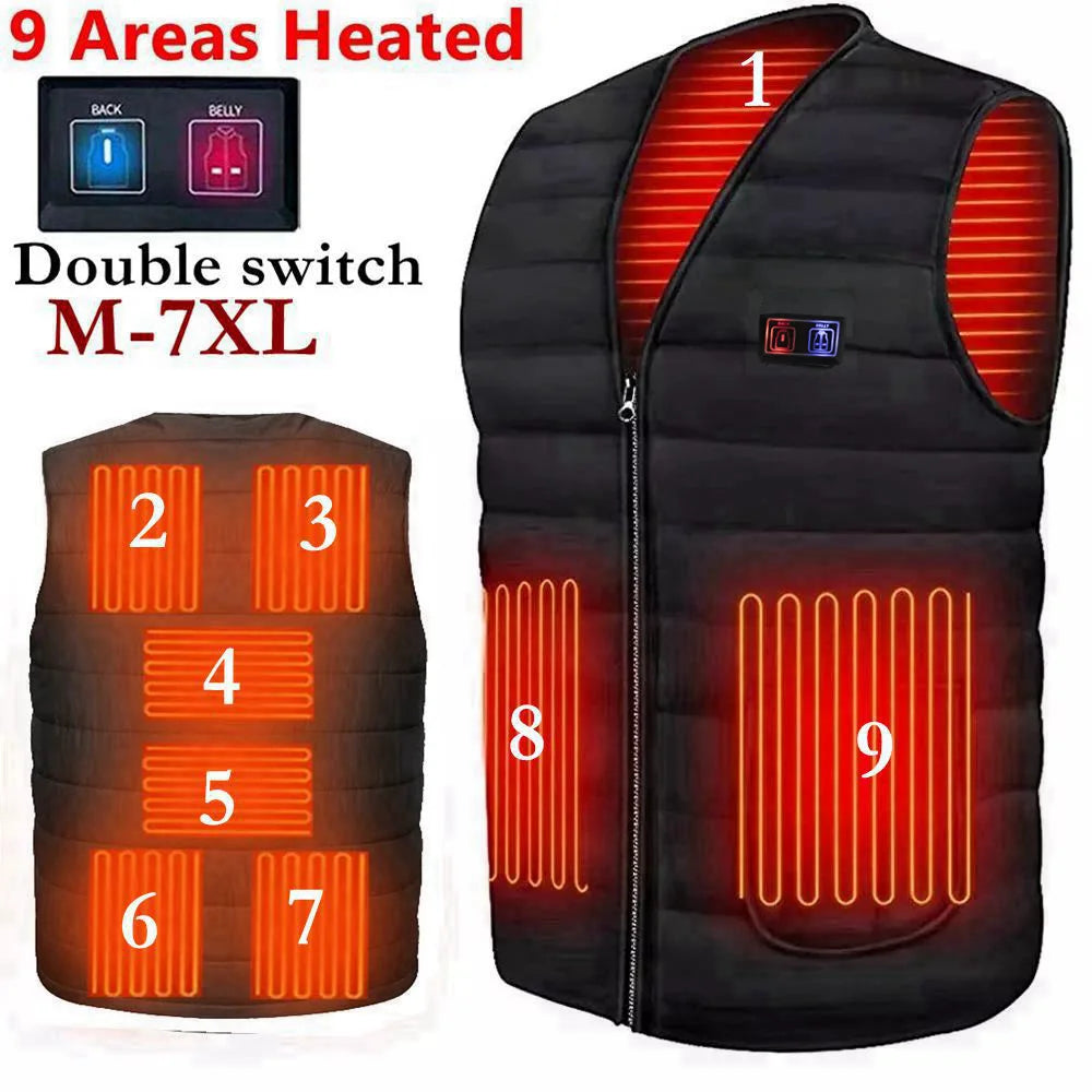 Heated V-Neck Vest