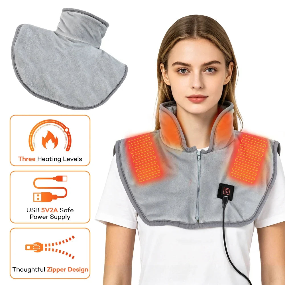 USB Heated Neck and Shoulder Pad