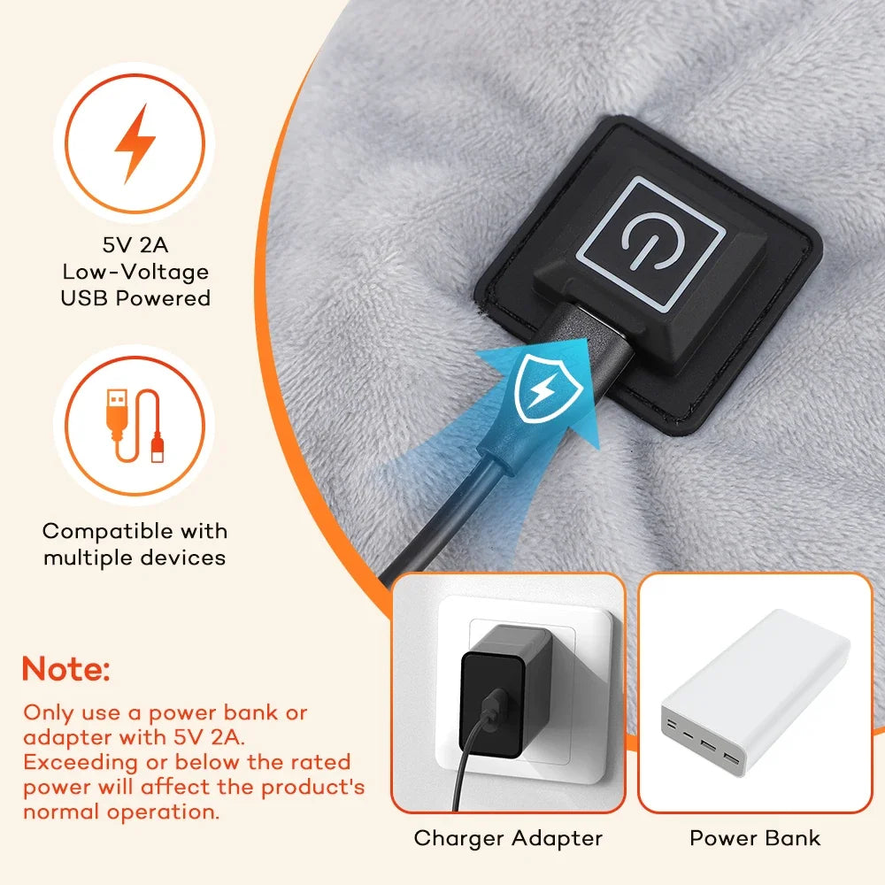 USB Heated Neck and Shoulder Pad
