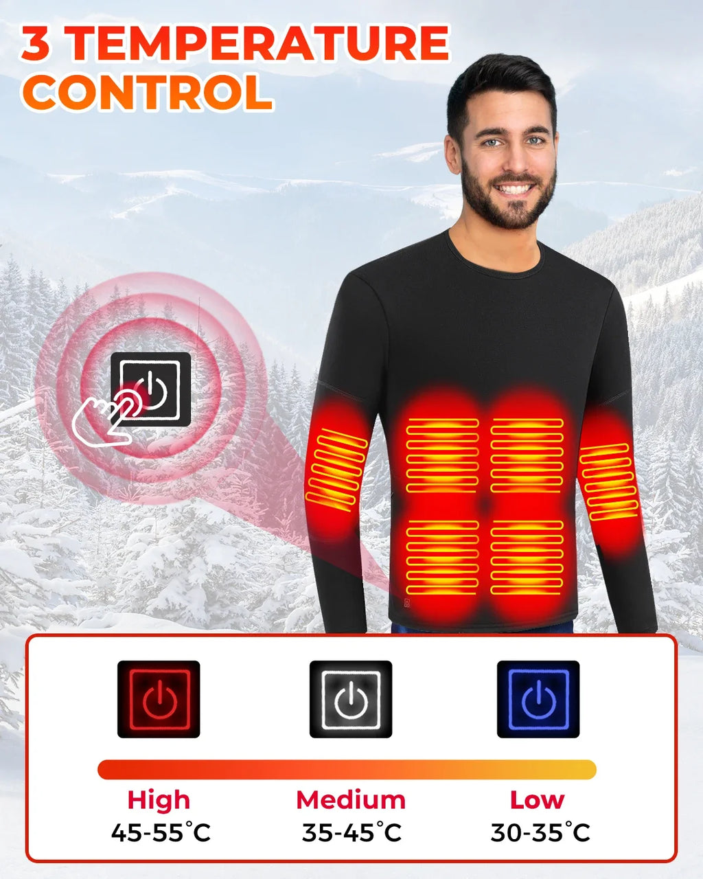 Heated Thermal Base Layer