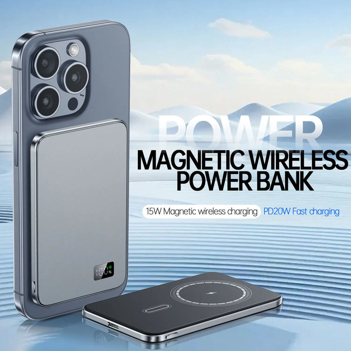 Slim Magnetic Power Bank