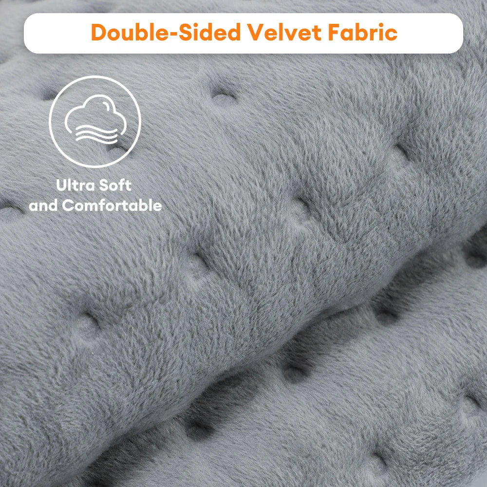 Large Electric Heating Pad with Timer, 24 x 12 in