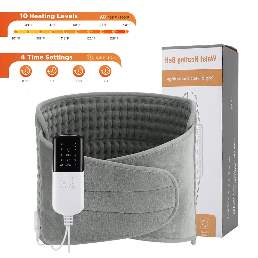 Large Electric Heating Pad with Timer, 24 x 12 in