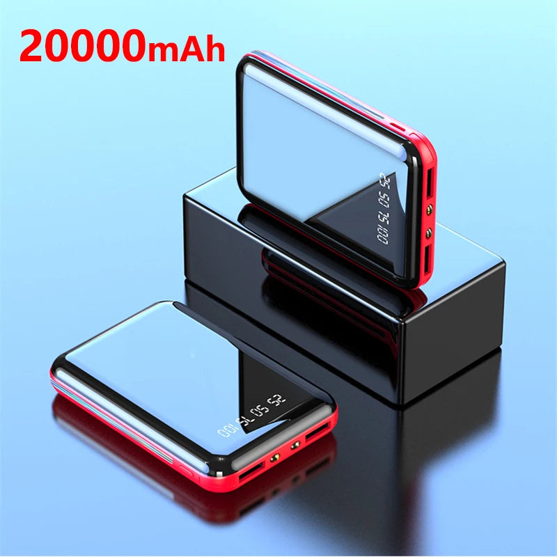 Mini LED Power Bank, 10,000 or 20,000 mAh