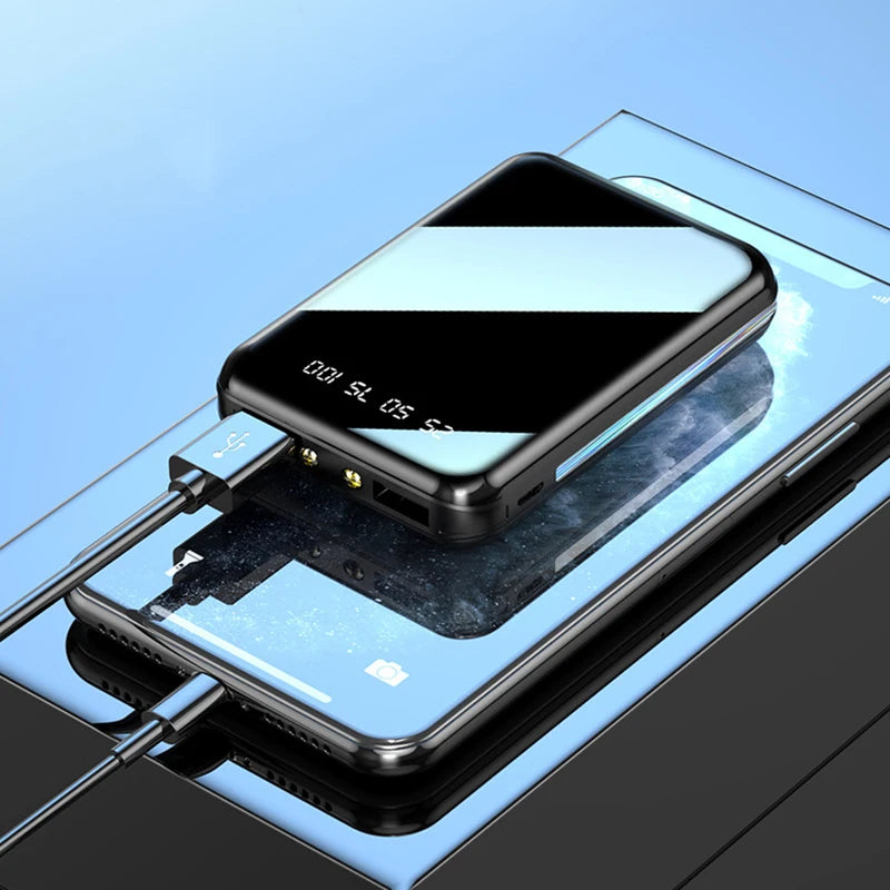 Mini LED Power Bank, 10,000 or 20,000 mAh