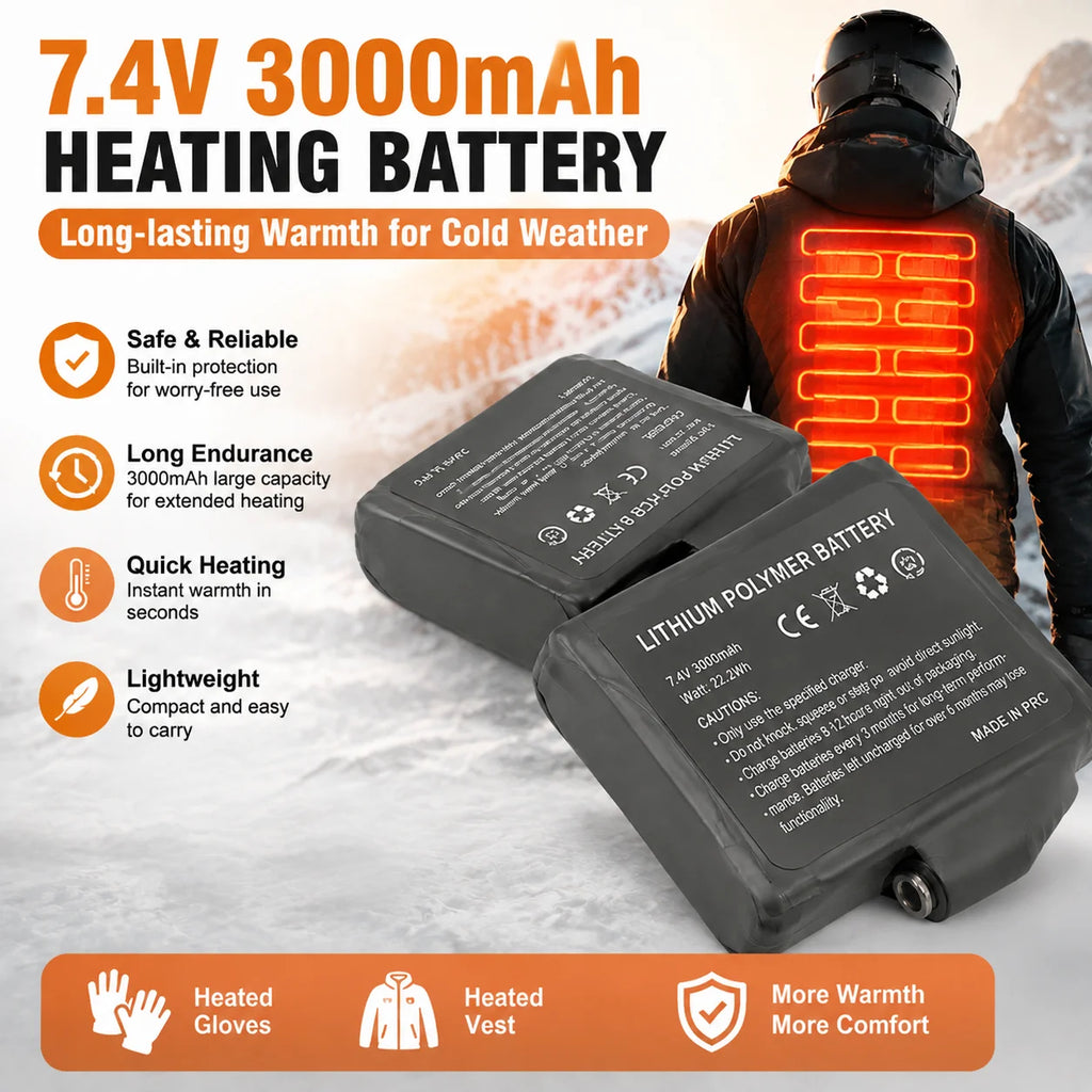 Rechargeable Battery Packs for Heated Gear