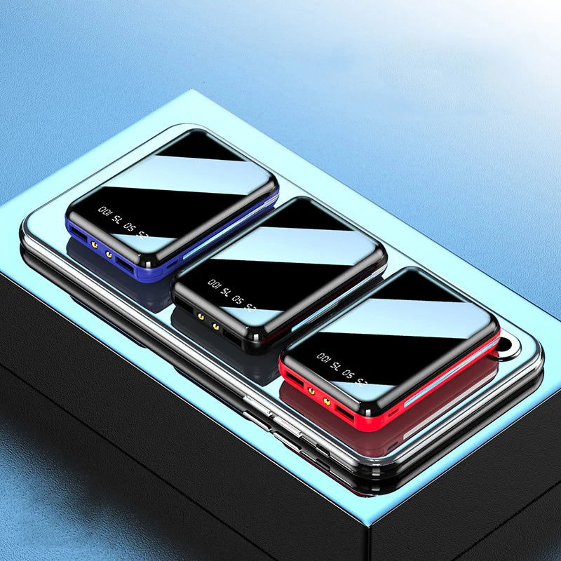 Mini LED Power Bank, 10,000 or 20,000 mAh