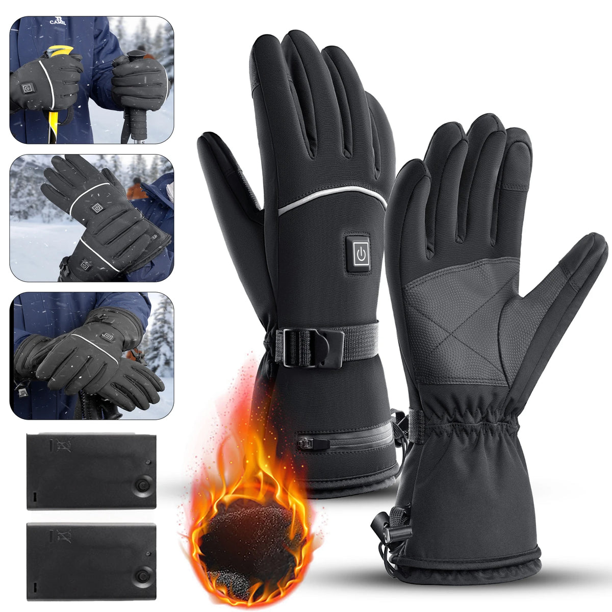 Battery Heated Winter Gloves