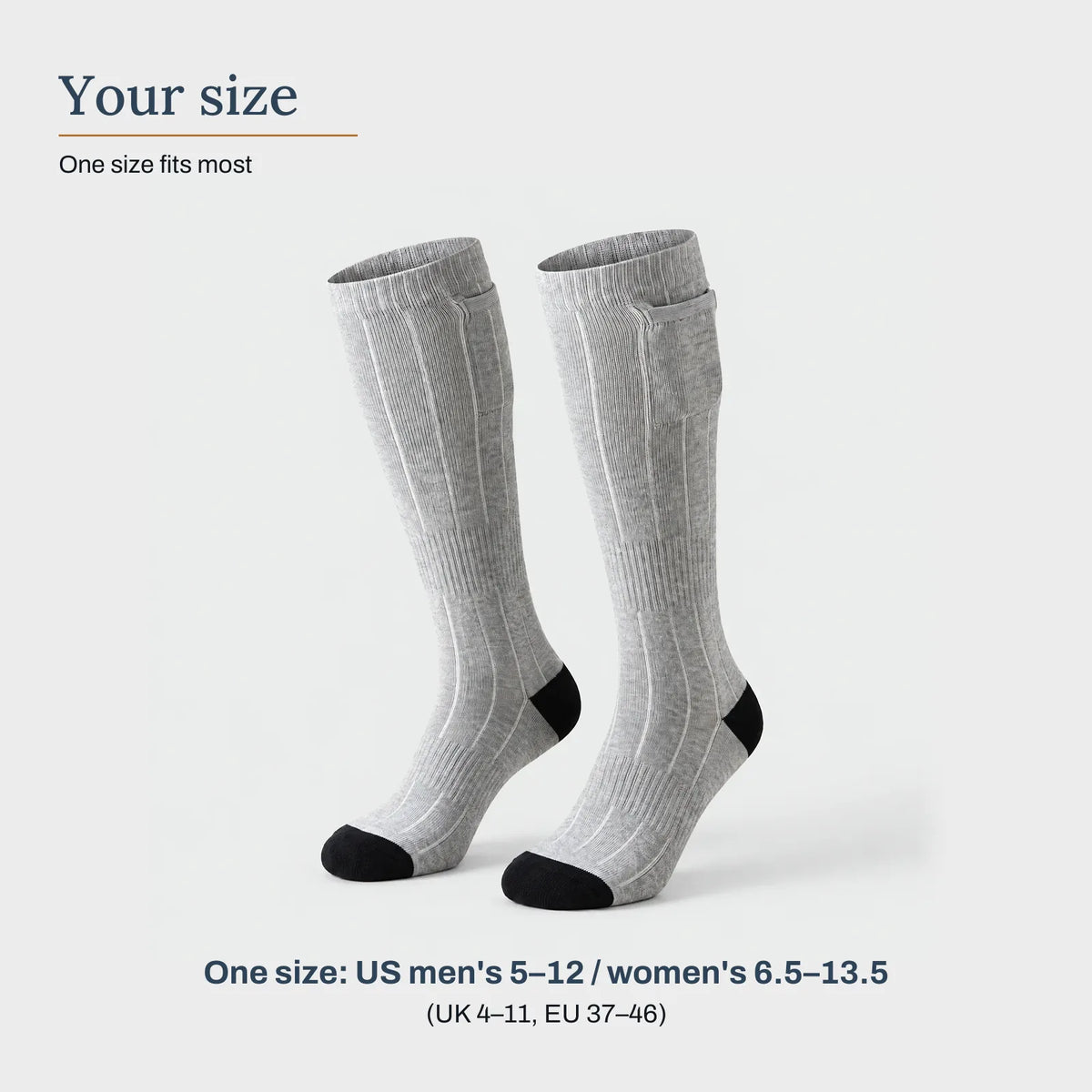 Heated Knee-High Socks