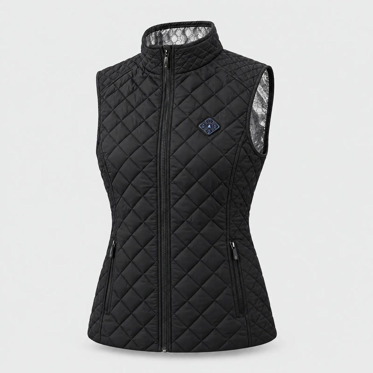 Women's Heated Quilted Vest with 21 Heating Zones