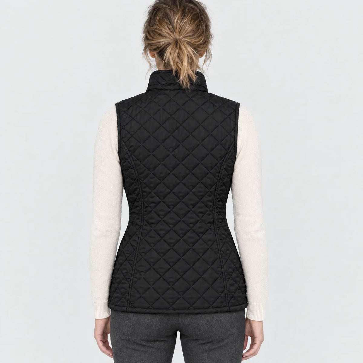 Women's Heated Quilted Vest with 21 Heating Zones