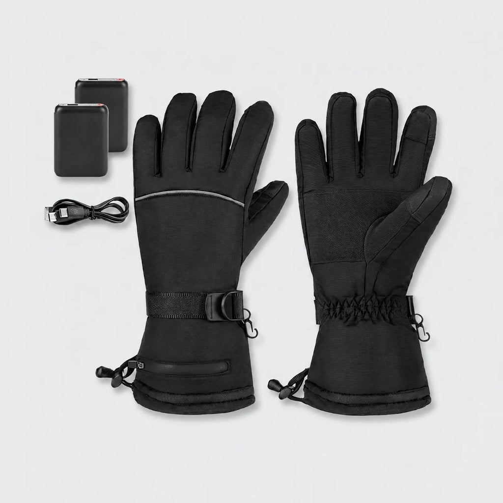 Heated Winter Gloves with Cuff Batteries