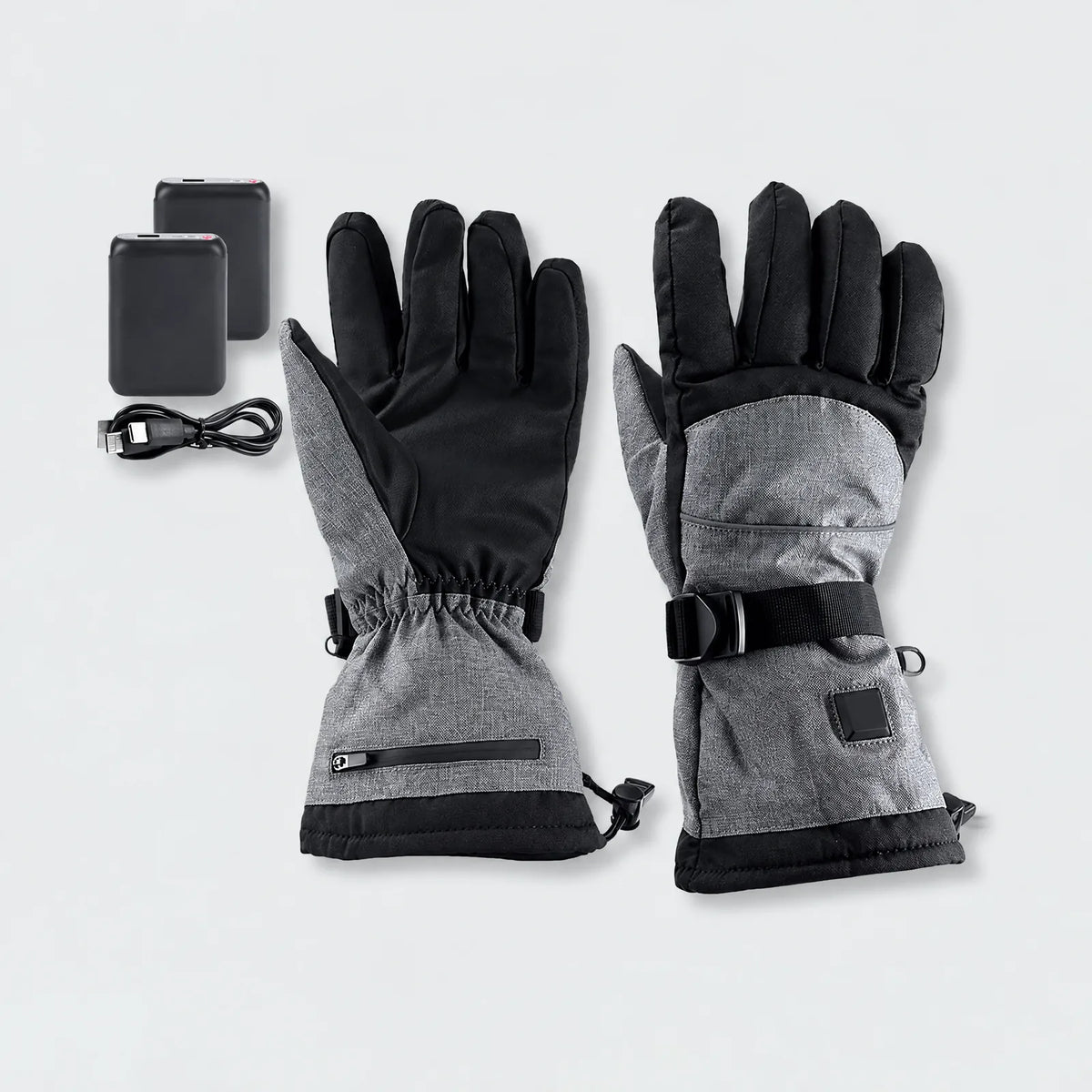 Heated Winter Gloves with Cuff Batteries