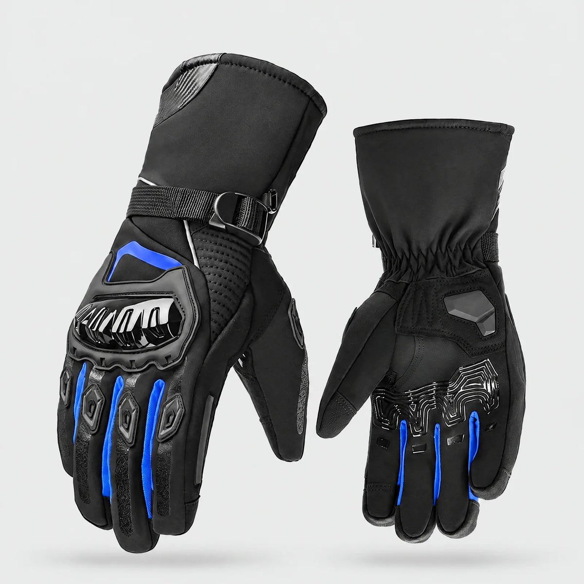Winter Motorcycle Gloves with Knuckle Protection