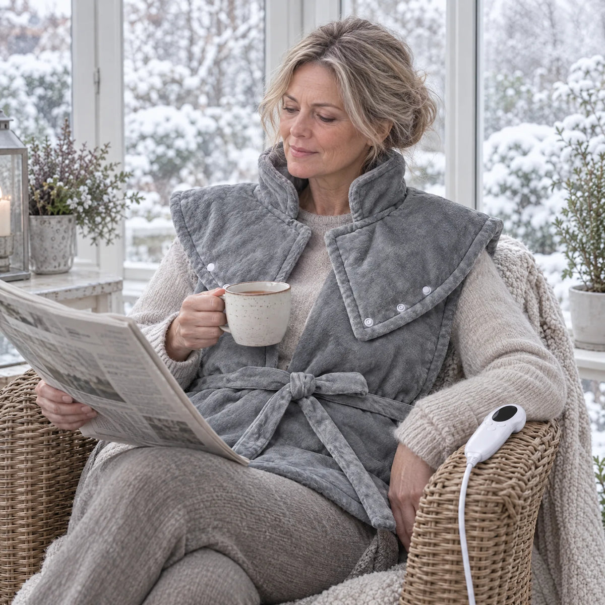 Heated Shoulder and Neck Wrap