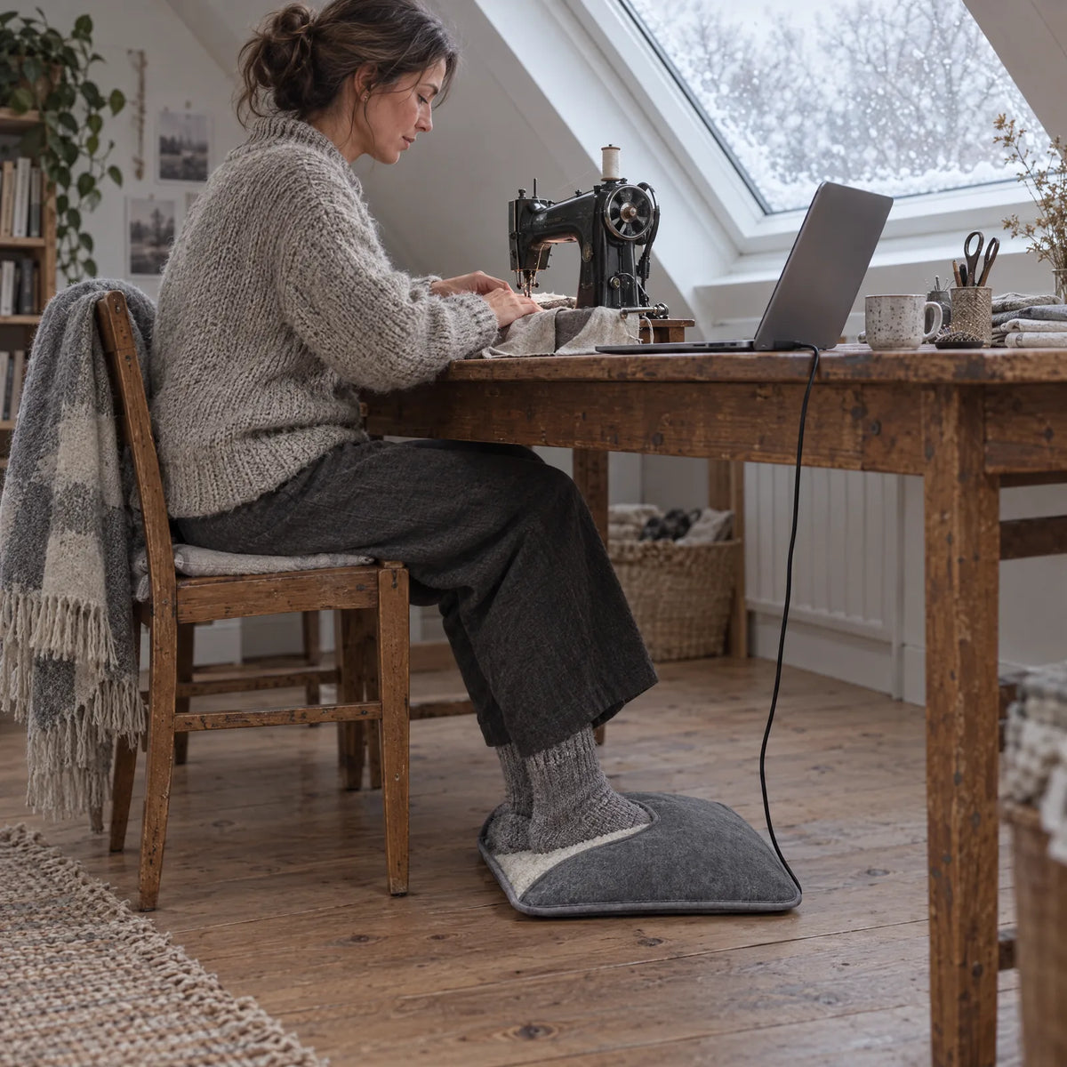 USB Foot Warmer with Washable Cover