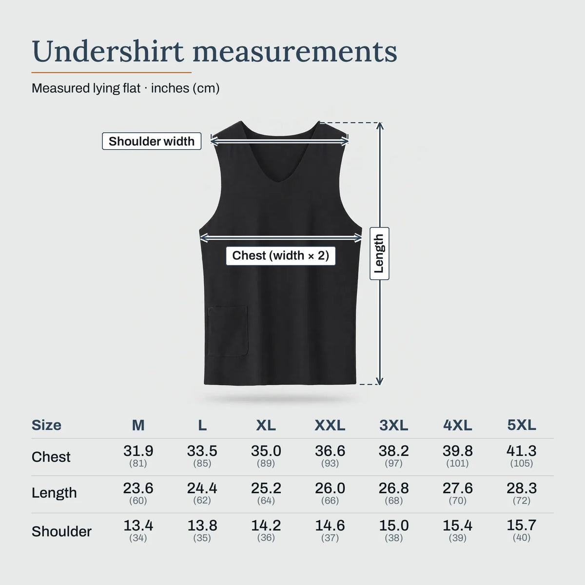 Heated Sleeveless Undershirt, Unisex