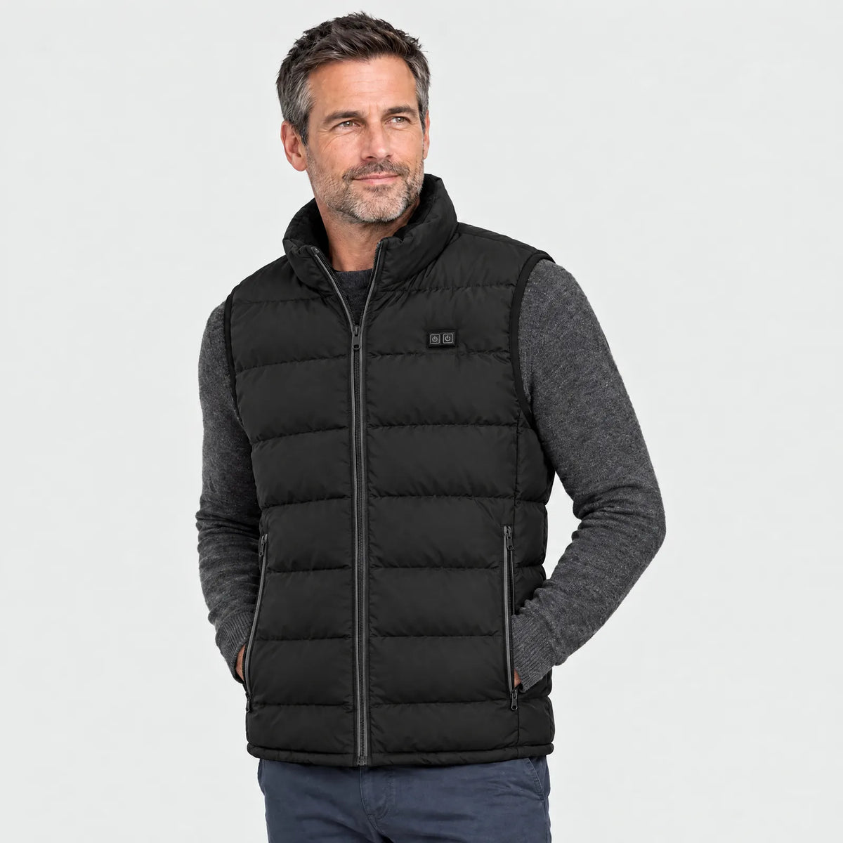 Heated Vest with 9 Heating Zones