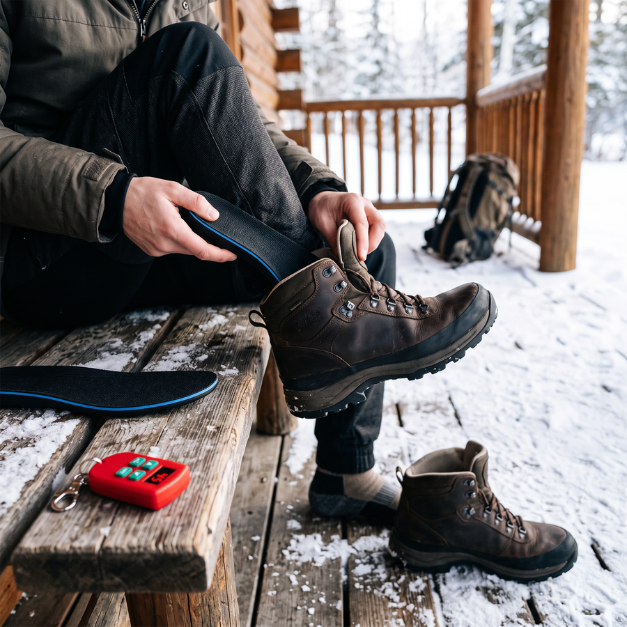 Heated insoles going into winter boots