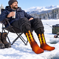 Heated Socks in use