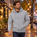 Heated Hoodie in use