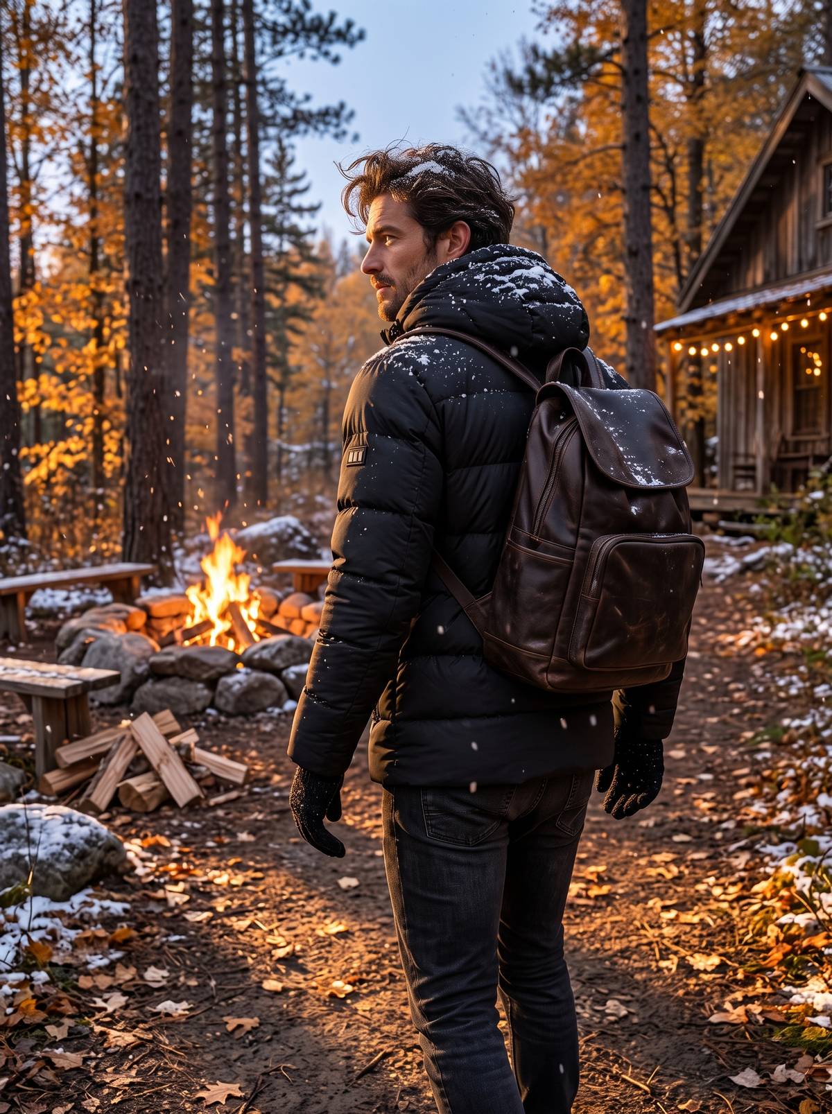 Heated Hooded Parka lifestyle image 1