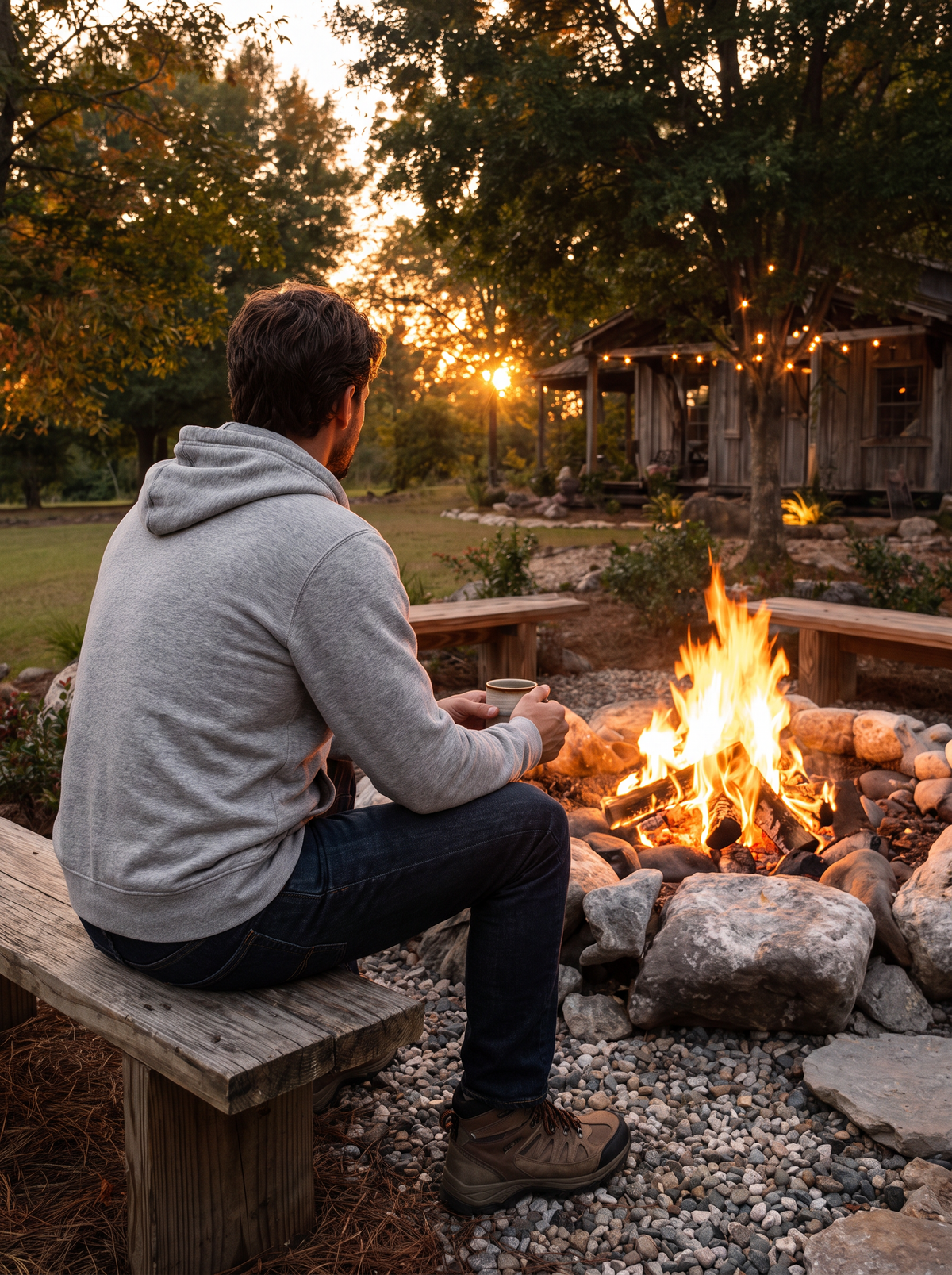 17-Zone Heated Hoodie lifestyle image 1