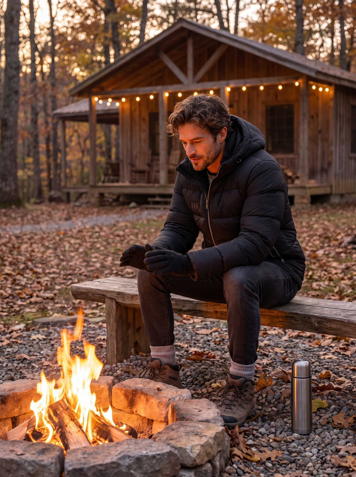 Heated Hooded Parka lifestyle image 3