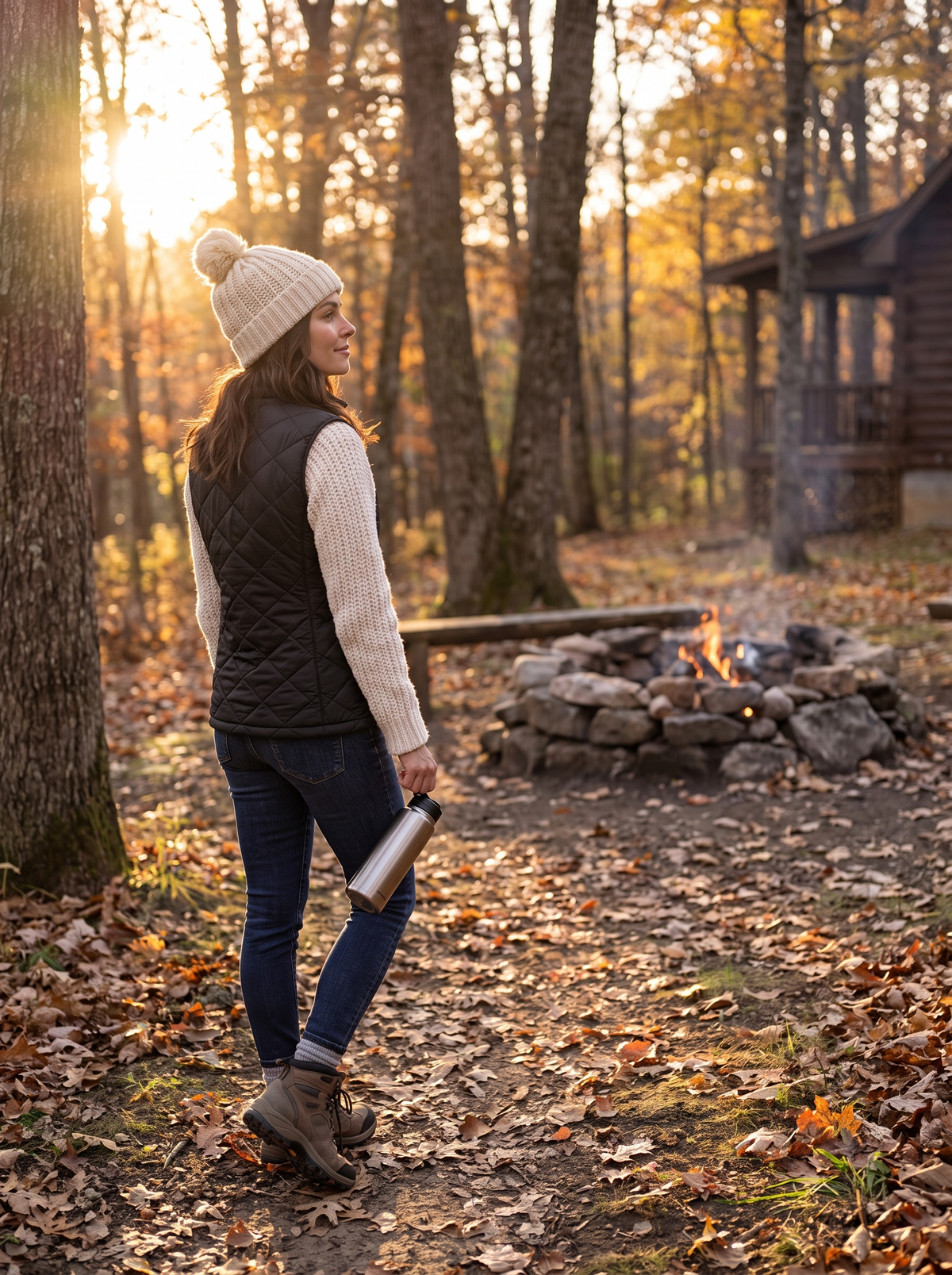 Women's Heated Vest lifestyle image 2