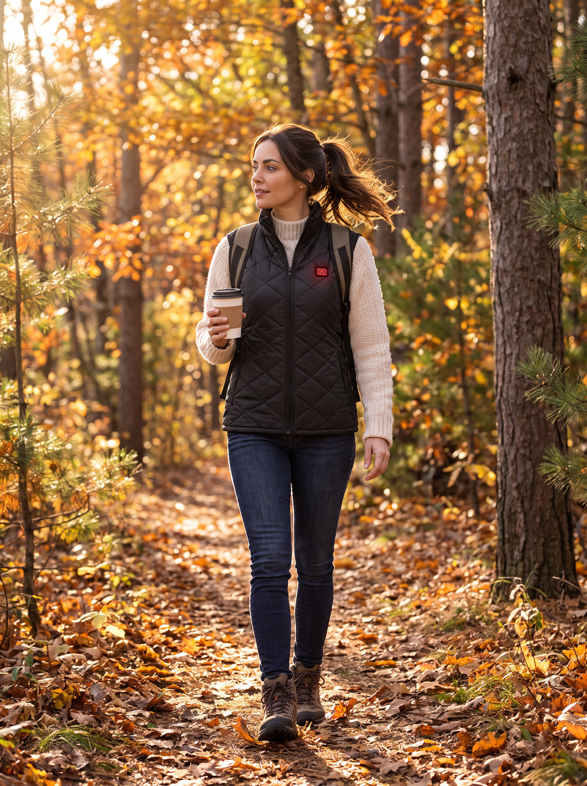 Women's Heated Vest lifestyle image 3