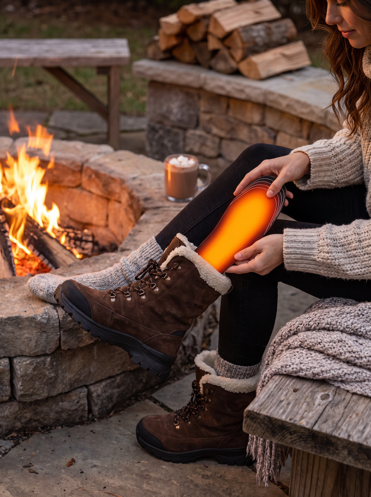 USB Heated Insoles lifestyle image 2