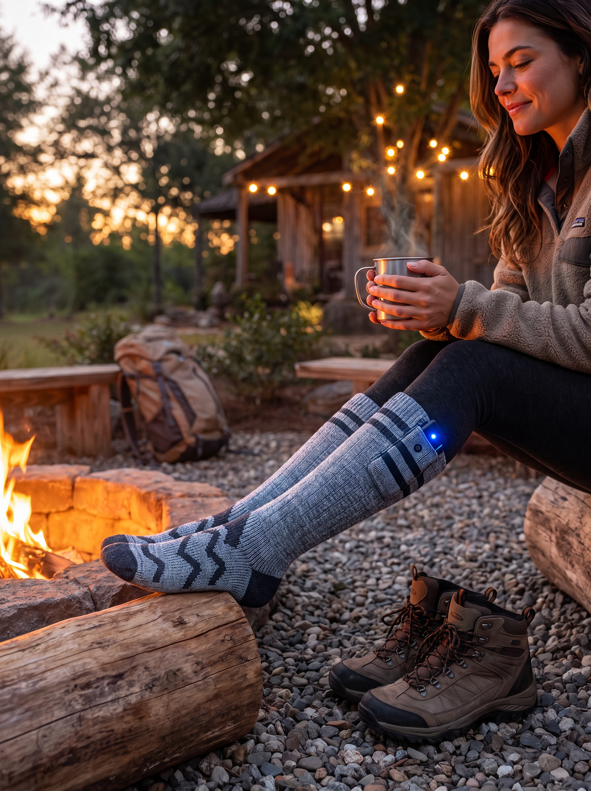 Rechargeable Heated Socks lifestyle image 3