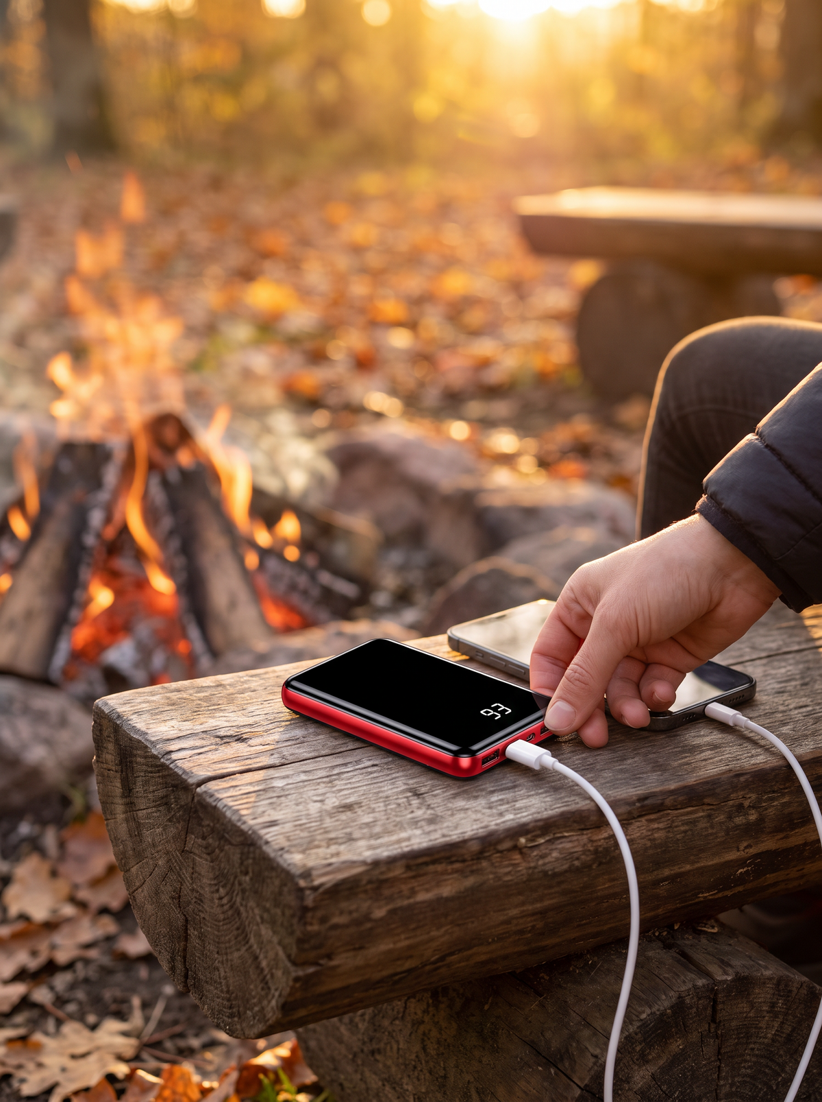 Mini LED Power Bank lifestyle image 2