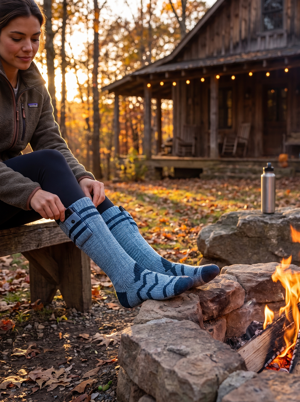Rechargeable Heated Socks lifestyle image 1