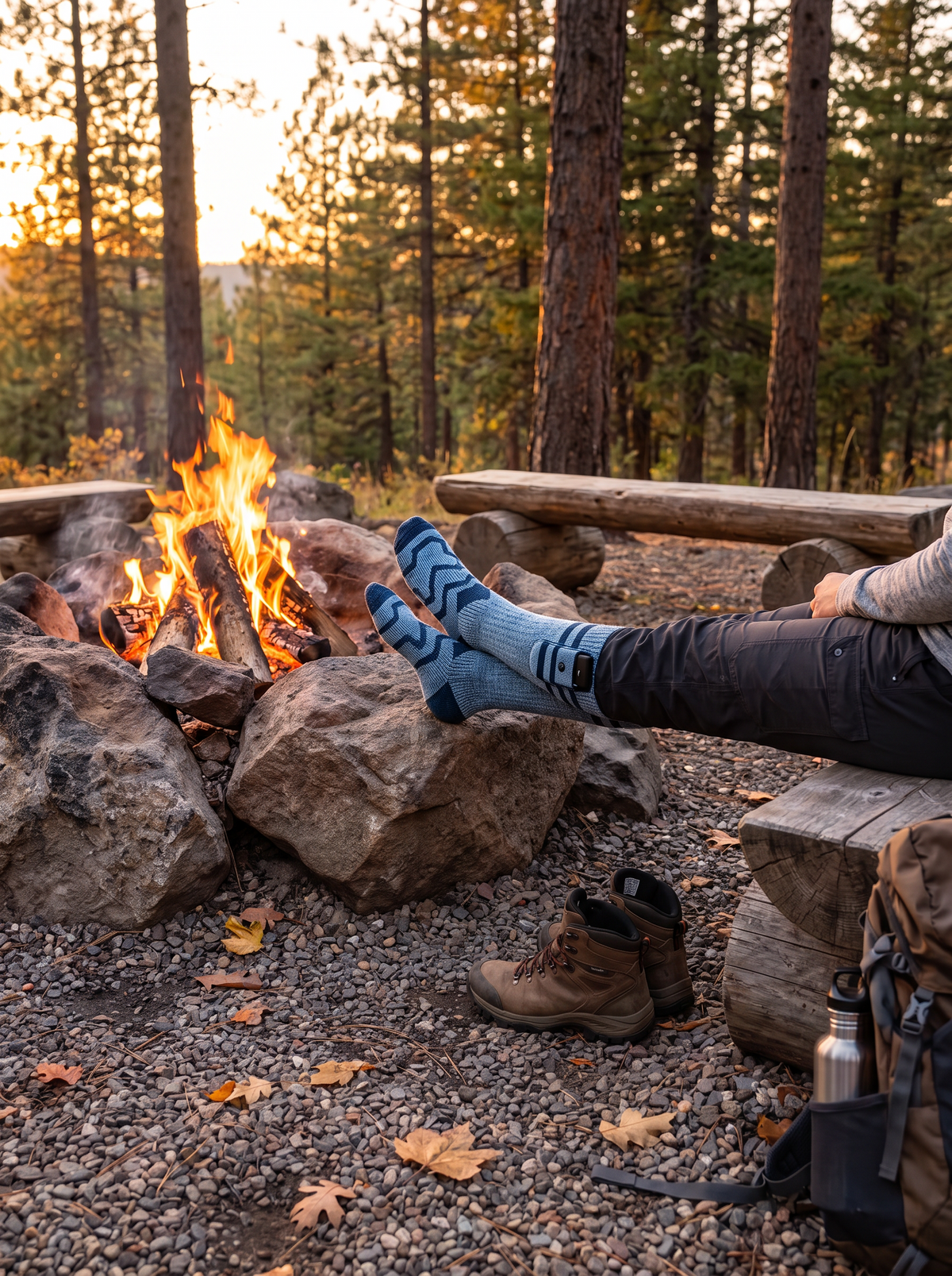 Rechargeable Heated Socks lifestyle image 2