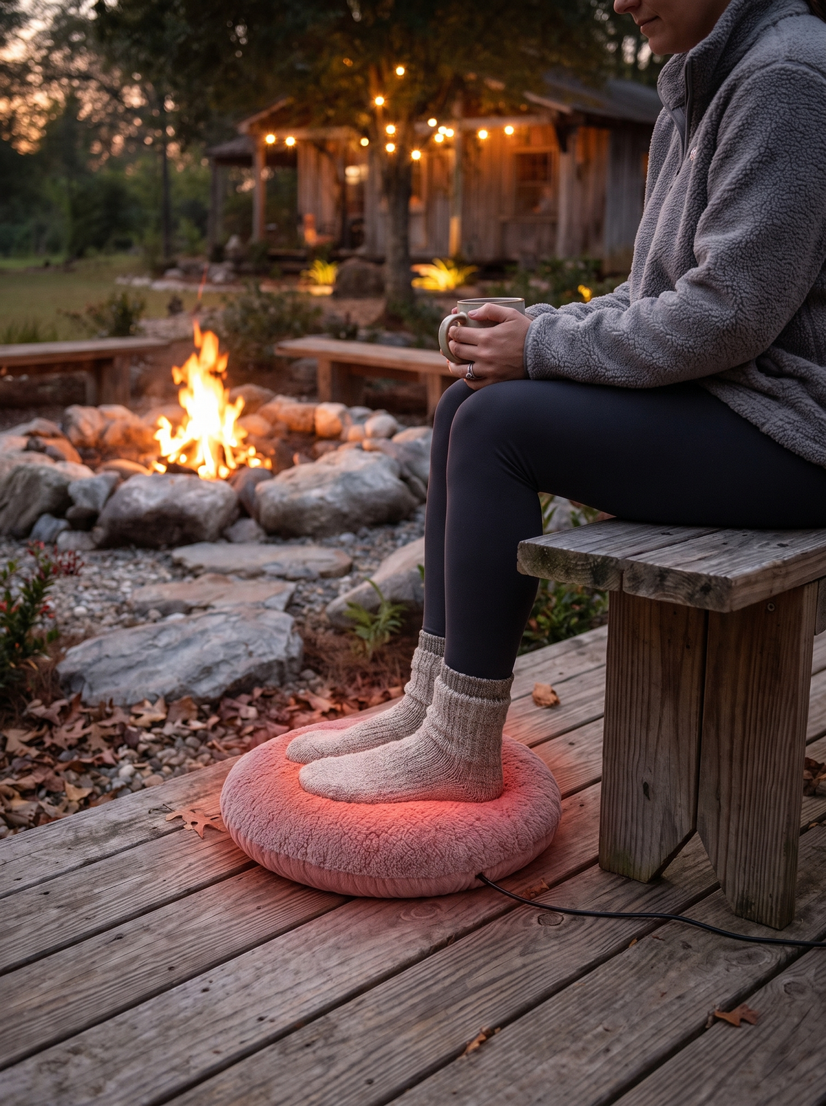 USB Heated Foot Warmer lifestyle image 1